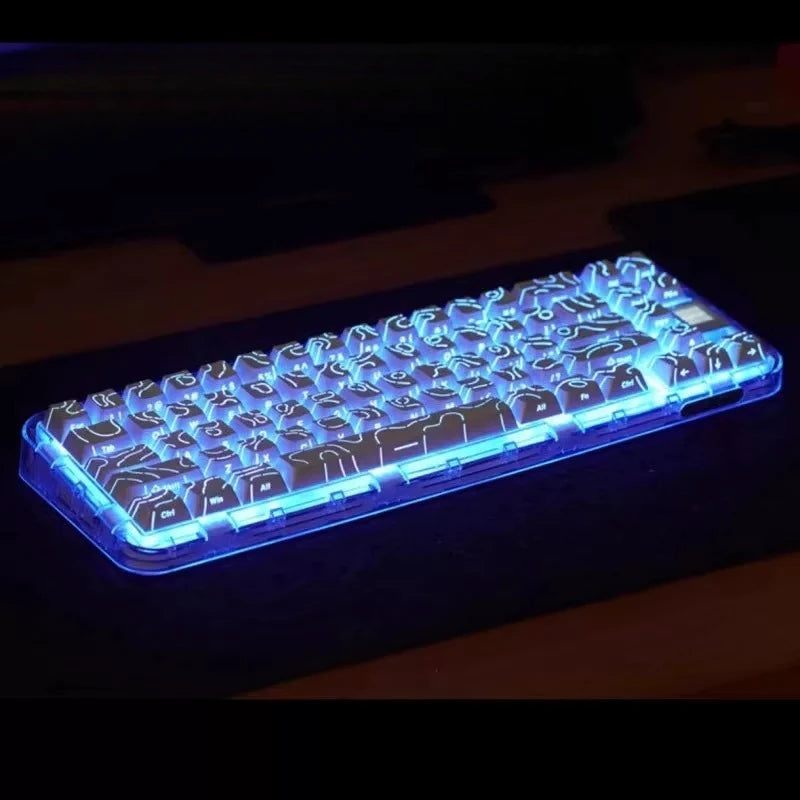 Contour 4.0 PBT Keycaps: Side Engraved Translucent Gaming Caps
