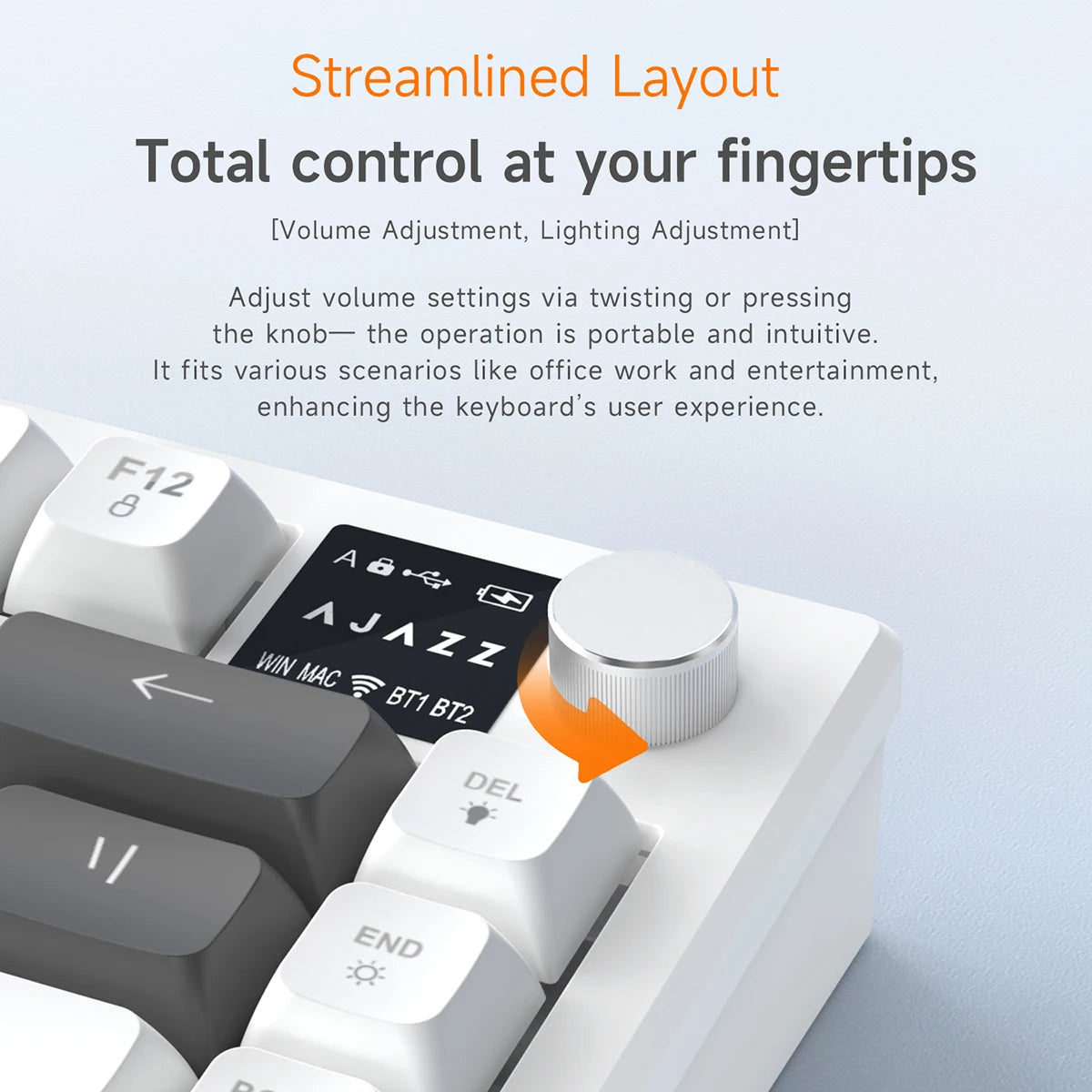 AJAZZ AF82 Low Profile Keyboard: Best Wireless Gaming Gear